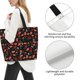 thumbnail image 3 of Balery BBQ Bolsa Tote Estilo Estético con Cremalleras, Bolsa de Hombro, Bolsa de Compras Grande y Plegable, 3 of 8