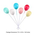 thumbnail image 4 of Inteprter 1 Juego de Kit de decoración de pasteles pequeños, soporte de globos, herramientas para hornear, de cumpleaños de espuma, recuerdos Type3 NO3, 4 of 6
