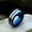 Blue 8MM, variant on Unisex Stainless Steel Viking Letters Ring With Gold And Blue Finishes 6mm 8mm Jewelry Sizes 7 8 9 10 11 12 13