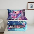 thumbnail image 5 of Erosebridal Cute Axolotl Comforter Set Queen Size Ocean Sealife Bedding Set Cartoon Salamander Comforter Kawaii Underwater Reptile Animal Quilt Set, 5 of 7