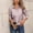 Khaki, variant on Women's Striped Button Down Shirt Long Sleeve Collared Pocket Blouse Casual Office Work Dress Tops