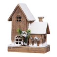 thumbnail image 2 of Navidad casa de madera jardín decoración muñeca pueblo para baño coche regalos 21cmx11cmx27cm Colco Casa de Navidad, 2 of 8