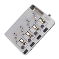 thumbnail image 2 of Lefu Professional Travel Bass Bridge 4String Headless Brass Roller Saddle Guitar Part, 2 of 10