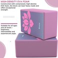 thumbnail image 1 of RDX Yoga Block Set, Non-Slip High-Density Eva Foam Brick for Pilates Flexibility Body Balance, Easy Grip Surface for Stability Strength Training Deepen Poses Exercise Office Home Gym, 23x15x9.8CM, 1 of 5