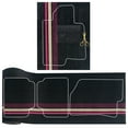 thumbnail image 3 of FH Group Universal Fit Heavy Duty DIY Trimmable Car Floor Mats for SUV Van Truck - Black Striped, 3 of 8
