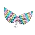 thumbnail image 2 of Alas de mariposa brillantes para mujeres, niñas y niños, ángel, disfraz de hada elfo Luz colorida, 2 of 6