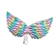 thumbnail image 3 of 2 piezas de hermosas alas de hada para niñas y niños, accesorios de fotografía de elfo para juegos de rol Luz Colorful Rosa Rojo, 3 of 9