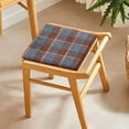 thumbnail image 6 of Linen Chair Cushion for Dining Chairs 16x16 Inch, Thick Seat Cushion with Non-Slip Straps & Removable Washable Cover, for Kitchen Office Cafe Chairs, 6 of 6