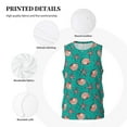thumbnail image 6 of Easygdp Starfish and Shell Men's Mesh Basketball Jersey Quick Drying Sleeveless Shirts Fitted Muscle Tank Tops Sport Round Neck T-Shirt - Small, 6 of 9