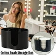 thumbnail image 3 of Acrylic Storage Box Bathroom Jar Makeup Organizer Cotton Round Pad Holder, 3 of 9