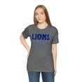 thumbnail image 5 of Unisex Jersey Short Sleeve Tee Lions Football Blue, 5 of 12