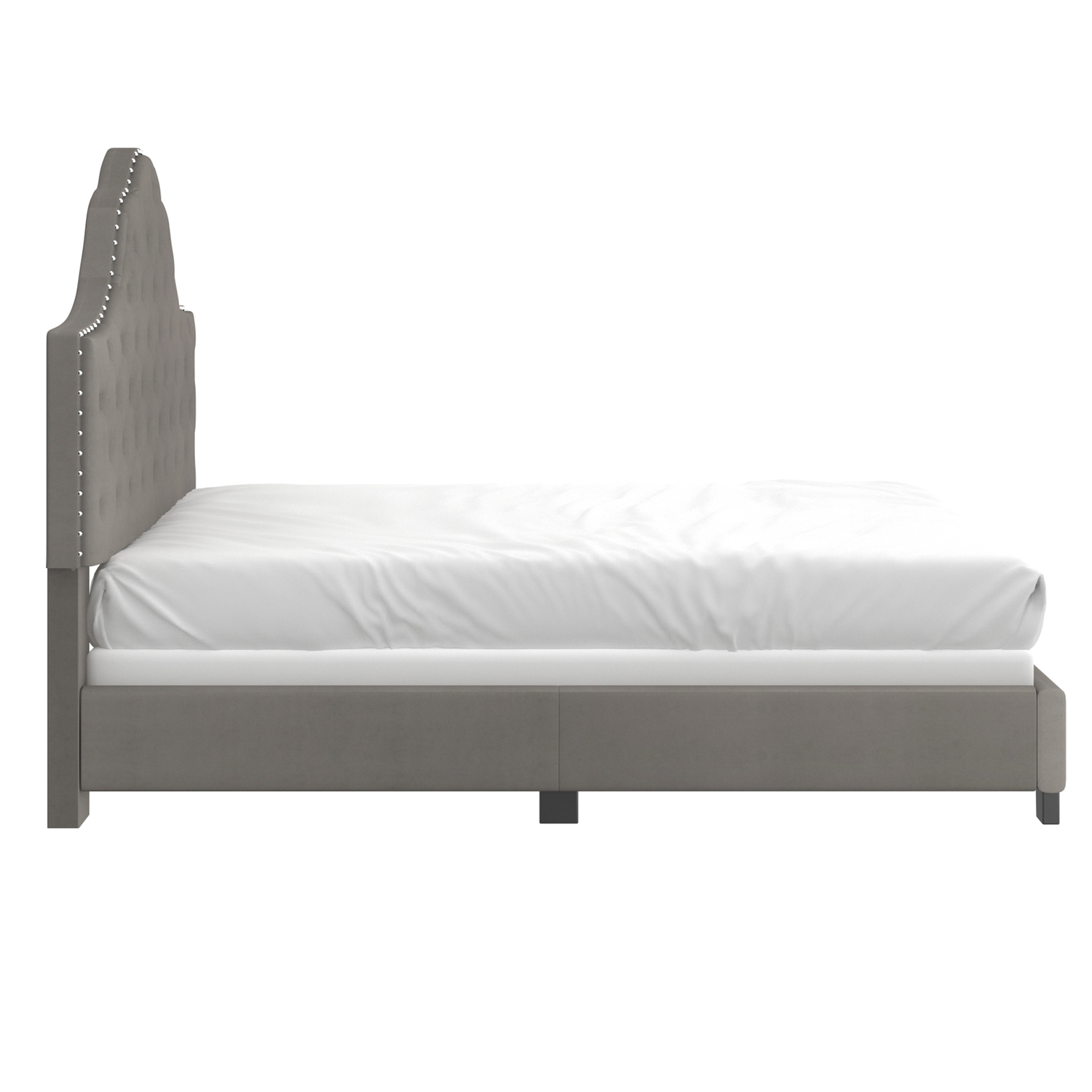 Nspire 101-292Q-GY 60 in. Greta Bed in Grey - Queen Size - image 5 of 6