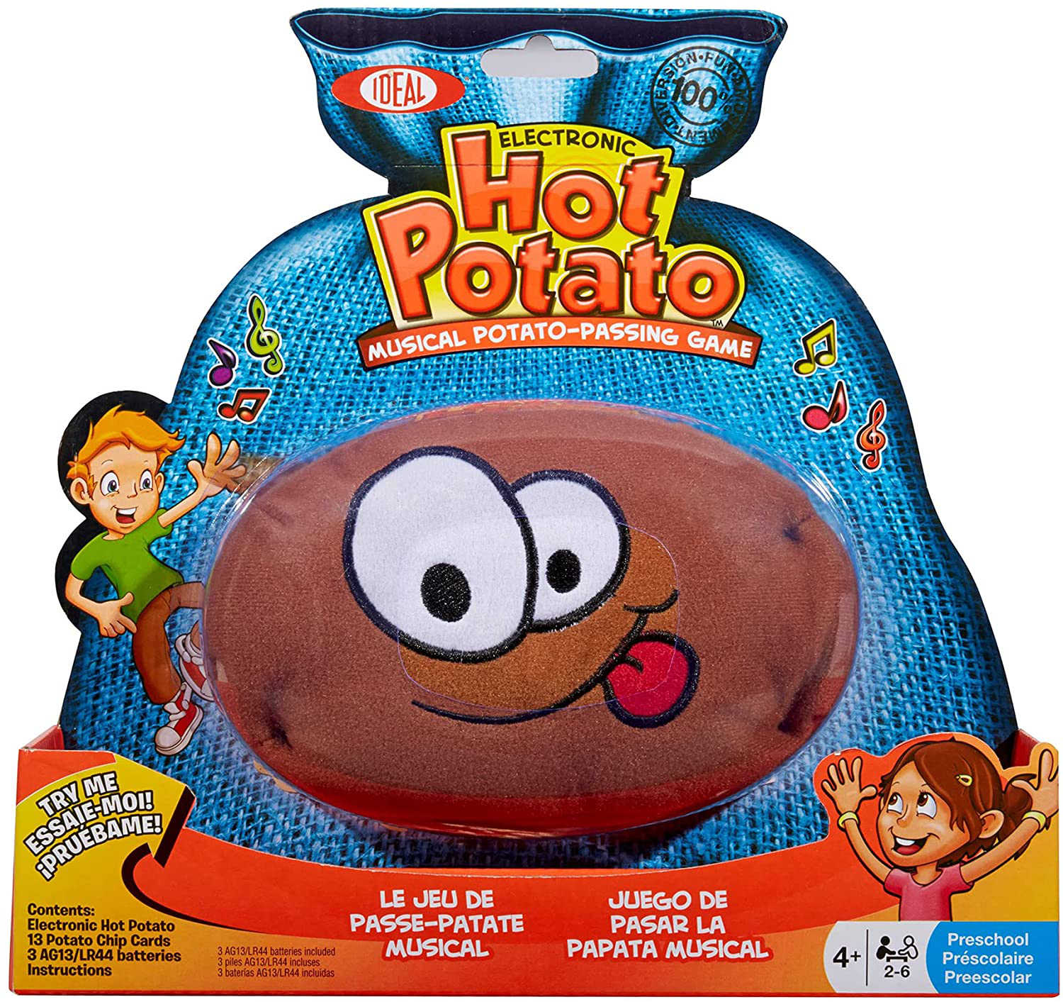 Pass the Potato Game Toss Party MUSICAL Throw Hot Potato Chip Tokens Fun Kids