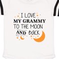 thumbnail image 3 of Inktastic I Love My Grammy to the Moon and Back Gift Baby Boy or Baby Girl Bodysuit, 3 of 4