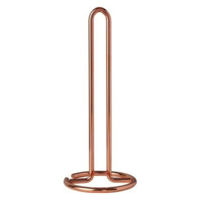 Jinsinto Vertical Paper Towel Holder, Kitchen Roll Holder with Electro Coating (Rose Gold)