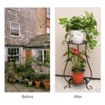 thumbnail image 4 of Labymos Two-Tier Metal Plant Stand Flower Pot Holder Planter Shelf Display Rack Storage Organizer for Balcony Garden Home Decor, 4 of 7