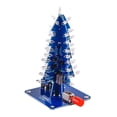 thumbnail image 1 of de módulo de bricolaje de árbol de Navidad 3D / Electrónica colorida intermitente RGB LED Montaje divertido / Placa / para proyecto de vástago con caso SM SunniMix módulo de práctica de soldadura, 1 of 8