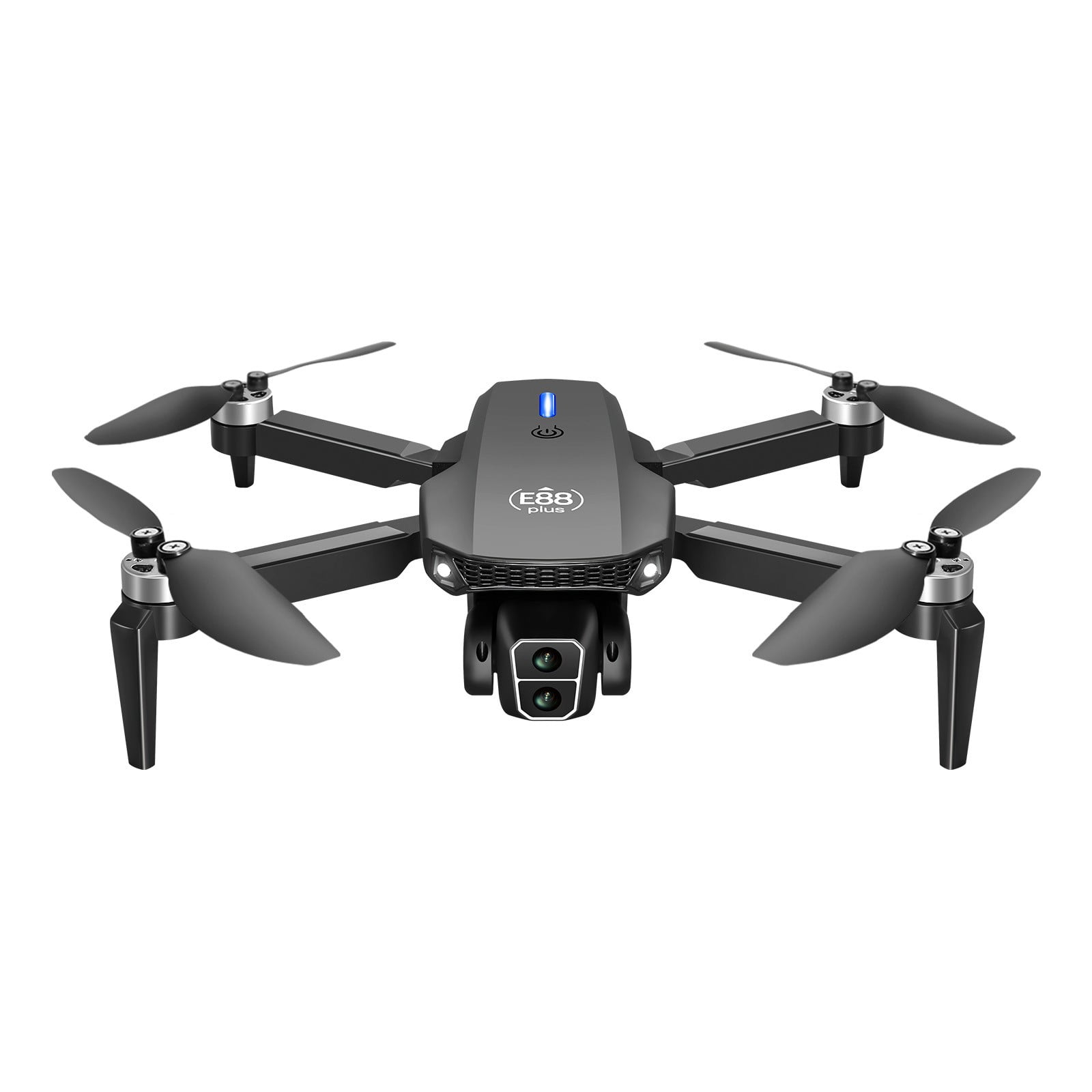 Drone with 4k Pixel High-Definition Dual Camera, Folding Body, Quadcopter with 120°Ultra Wide Angle Lens,Remote Control Toys Gifts