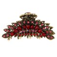 thumbnail image 2 of Pinzas Para El Pelo Grandes Sunnimix Horquilla De Cristal Con Diamantes De Imitación Color Rojo, 2 of 4