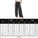 thumbnail image 2 of Pantalones Elegantes Pantalones plisados ​​cómodos de lino de algodón Traje de dama de oficina de estilo bohemio suelto para damas Ygjytge para Mujer Negro T XXL, 2 of 7