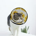 thumbnail image 1 of Sunflowers Soft Cat Dog Recovery Collar Adjustable Cat Cone Wound Healing Protective After Surgery for Soft Pet Cone Collar, 1 of 7