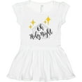 thumbnail image 3 of Inktastic Oh Holy Night Christmas Nativity with Yellow Stars Girls Baby Dress, 3 of 5