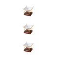 thumbnail image 3 of Wosthever Portavelas de aceite esencial con base de madera - Quemador de aceite acogedor y de amplia aplicación Melt Home Wax Square 1 Type1 NO1, 3 of 6