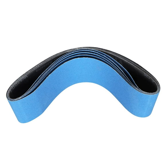ALL-CARB 5 Pack 4 x 36 Inch Sanding Belt 120 Grit Zirconia Belt Sander Paper
