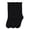 Black, variant on Unisex Kids 3-Piece Sock Set Mid-Calf Socks with Ruffled Trim Soft, Stretchy Socks for Everyday Wear For Boys & Girls Purple Size 6-14 Years