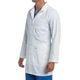 thumbnail image 3 of Landau Men's Essential Lab Coats Classic Relaxed Fit Breathable Fade Resistant 5 Pockets Button Mid-Length Notebook Lab Coat Scrub, Style 3174, 3 of 4