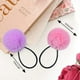 thumbnail image 2 of Hair Ties,16pcs Pom Pom Elastic Hair Ties Hair Pom Fluffy Ponytail Holders For Girls Toddlers Pigtail,8 Colors/2 Inches, 2 of 5