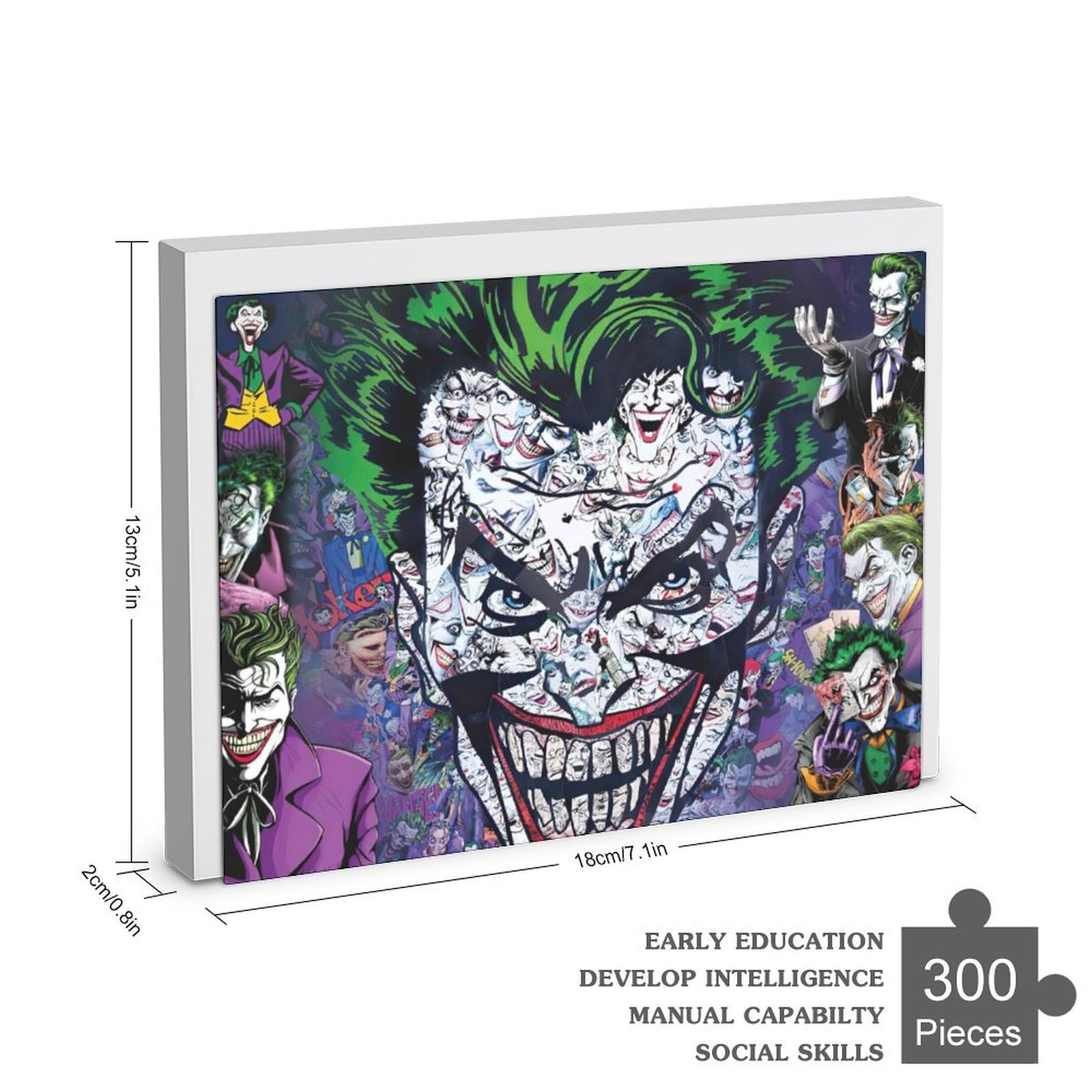 Joker Jigsaw Puzzle 300-1000 Pieces Birthday Gift for Adult Movie Fans Home Decor