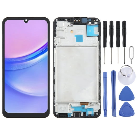 For Samsung Galaxy A15 4G SM-A155F 6.36inch OLED LCD Screen Digitizer Full Assembly with Frame For Samsung Galaxy A15 4G SM-A155F 6.36inch