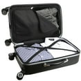thumbnail image 5 of Black Chicago Cubs 21" 8-Wheel Hardcase Spinner Carry-On Luggage, 5 of 5