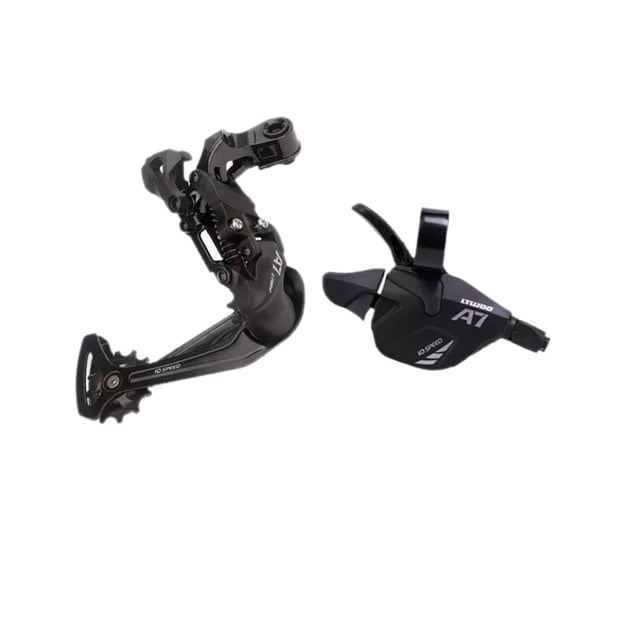 ziyahi Bike Long Cage Rear Derailleur Direct Mount 10Speed Bicycle Groupset Derailleur Component Shifter Lever Extra Long