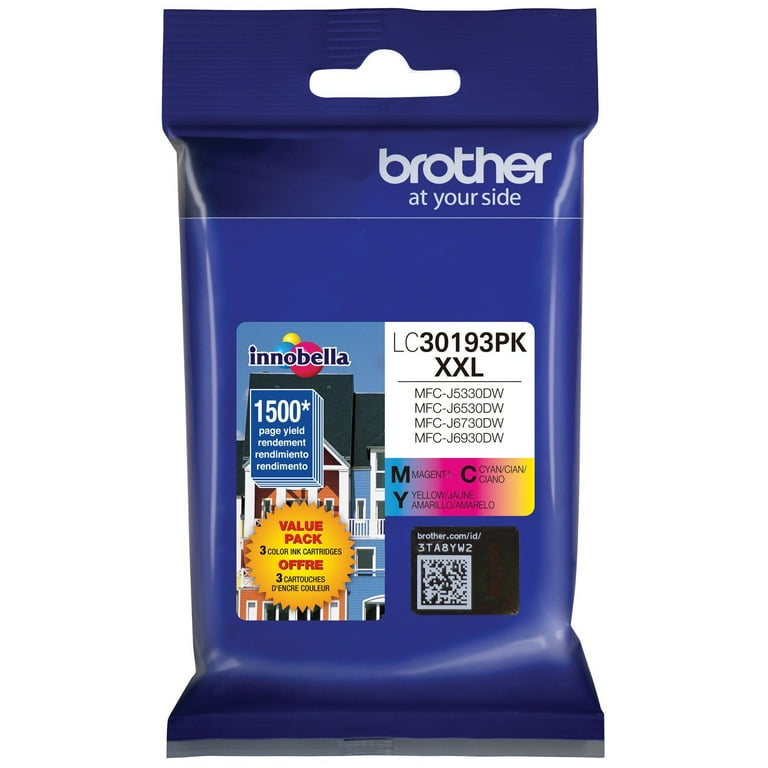 LC30193PK Innobella High-Yield Ink, 1,500 Page-Yield, Cyan/Magenta/Yellow LC30193PK Innobella High-Yield Ink, 1,500 Page-Yield, Cyan/Magenta/Yellow