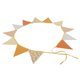 thumbnail image 1 of KAKOWELY 12 banderines triangulares de la serie amarilla para decoración de fiestas., 1 of 4