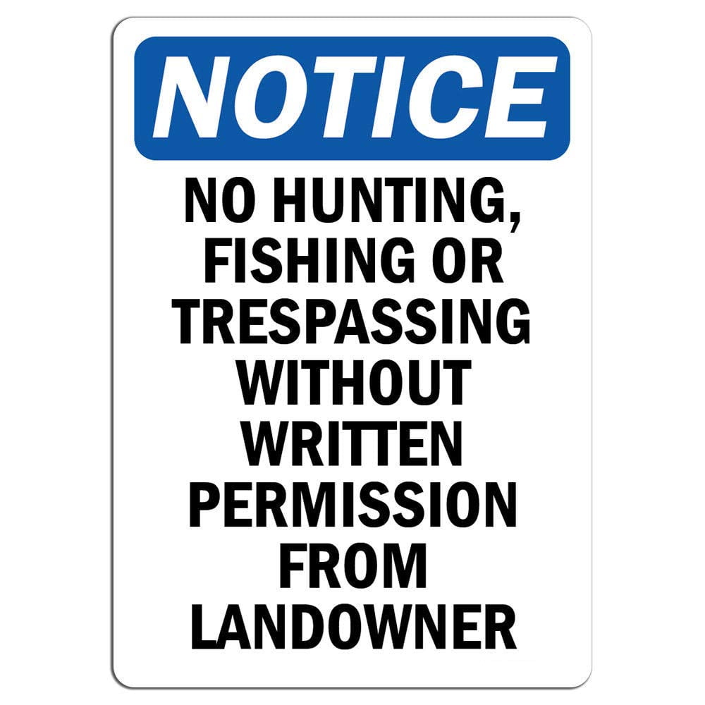 No Trespassing 5-Pack Classic Gold Perforated Window Decal CGSignLab 96x48