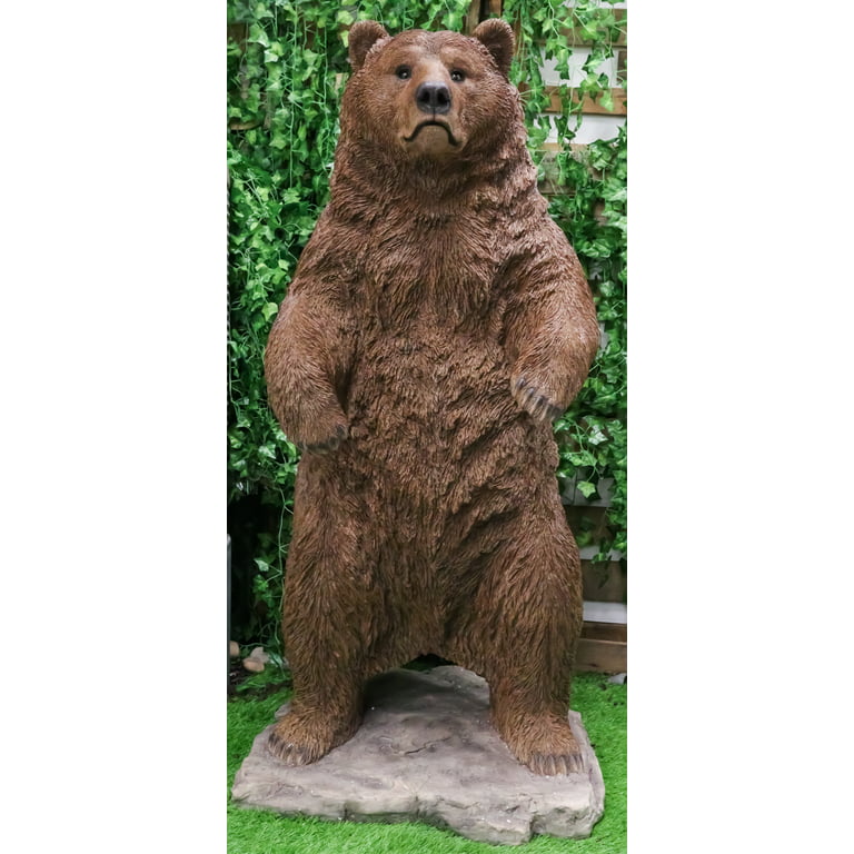 Ebros Giant Size Forest Wildlife Realistic Standing Brown Grizzly