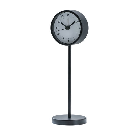 mini Horloge de Bureau avec Minuterie, Décoration Haut de Gamme, Réveil Mécanique Bruyant