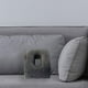thumbnail image 5 of Almohada inflable para siesta jinwen Diseño hueco con funda lavable extraíble gris, 5 of 6
