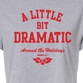 thumbnail image 3 of Mean Girls - Little Bit Dramatic Around Holidays - Juniors Cropped Cotton Blend T-Shirt, 3 of 5
