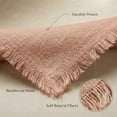 thumbnail image 6 of ANA Blush cotton Linen Napkins Set of 12 18x18 inch Cotton Dinner Napkins - Washable Soft Premium Hotel Quality Reusable Napkins Perfect Table Napkins for Family Dinners, 6 of 7