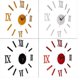 thumbnail image 3 of 3d Wall Clock Roma Numerals Decoration Clock Red, 3 of 5