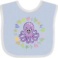 thumbnail image 3 of Inktastic Octopus Cute Girls Girls Baby Bib, 3 of 4