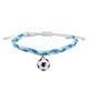 thumbnail image 1 of Pulseras de Fútbol Charm Favors Fútbol Negro Rojo Blanco Marrón Pulseras de Fútbol Cuentas Ajustable Inspirational for Teens Adults Sport Birthday Football Favors For, 1 of 2