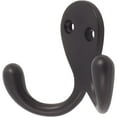 thumbnail image 4 of Double Robe Hook, 2-1/8" High, 1" Projection, Satin Chrome by Stone Harbor Hardware, 4 of 21