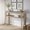 thumbnail image 4 of New Pacific Direct Tiburon Console Table w/ Shelf in Drifted Sand, 4 of 10