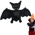 thumbnail image 2 of FEIJIBA Halloween Plush Bat Toy: Winged Design With Playful For Festive Cuddles And Decor, 2 of 7