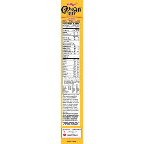 Kelloggs Crunchy Nut Cereal 13 2 Oz Walmart Com Walmart Com Kelloggs Crunchy Nut Cereal 13 2 Oz Walmart Com Walmart Com